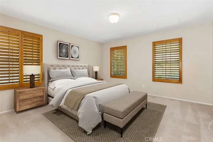 Virtually Enhanced Primary Bedroom
