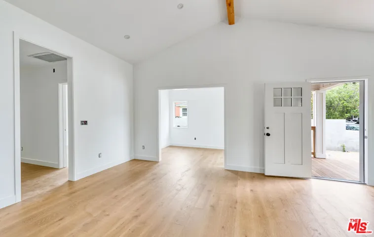 Adjacent den/ office with barn