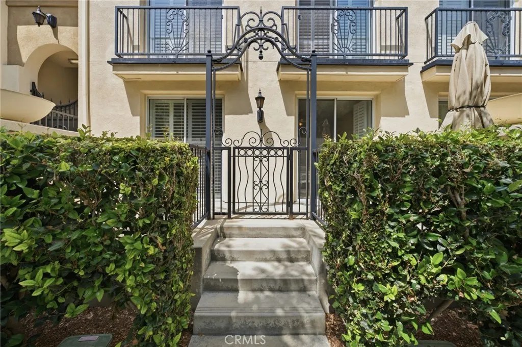 Looking toward downstairs patios