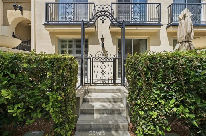 Looking toward downstairs patios