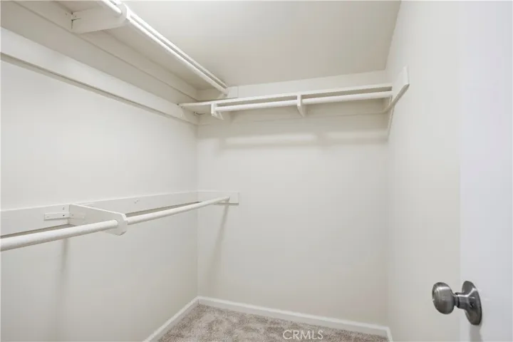 Large walk in closet in primary bedroom.