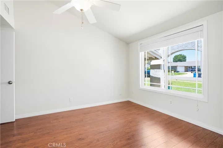 This bedroom can be used as an office or closed off for an additional bedroom.