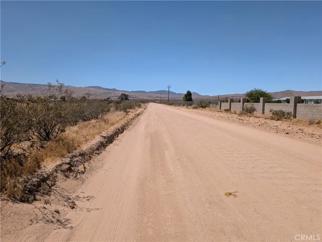 view looking south on Manzana Dr.