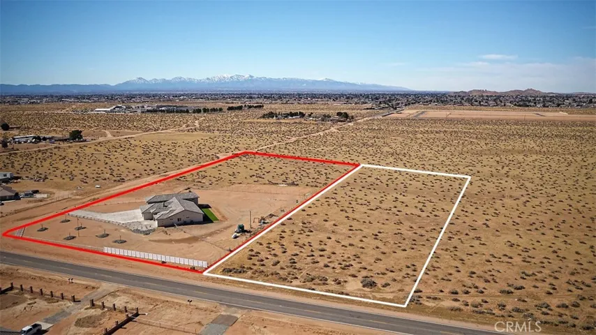 Property is outlined in white