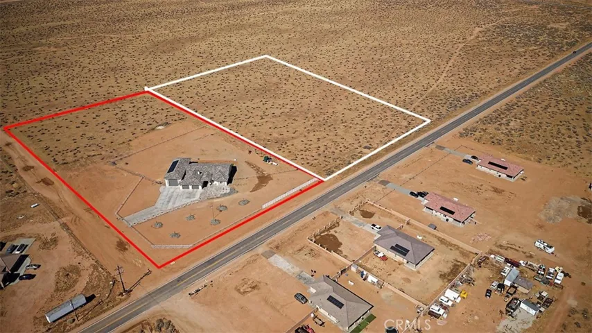 Property is outlined i white