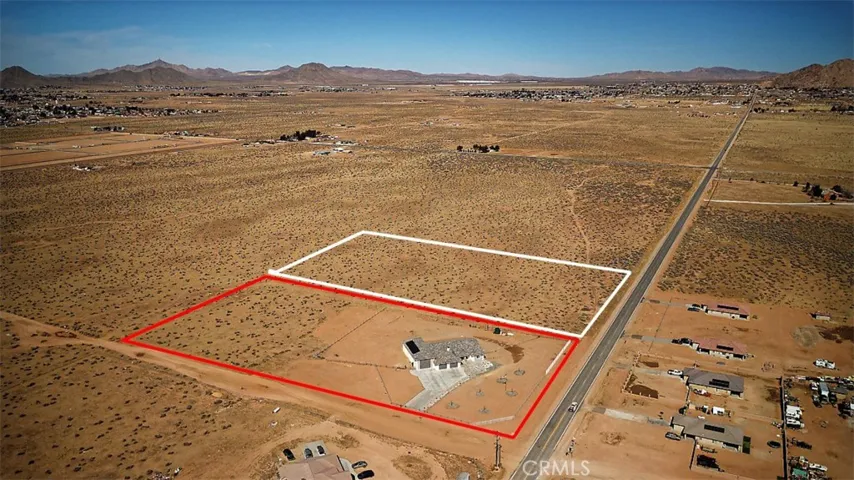 Property is outlined in white