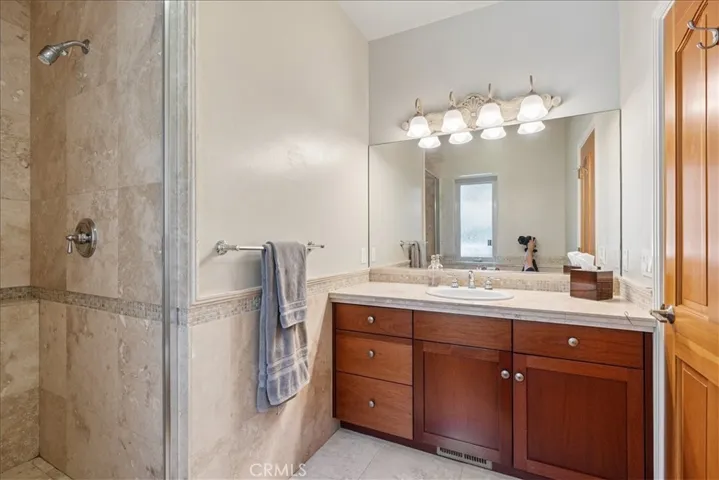 Guest bath downstairs.
