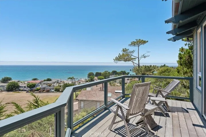 Deck off of main bedroom.