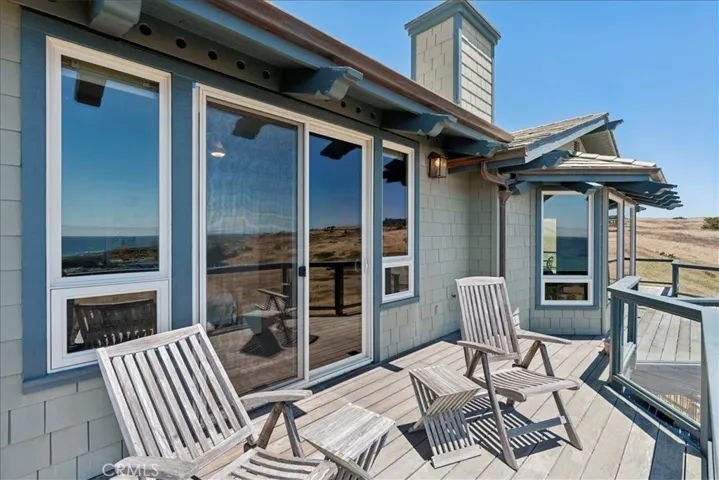 Deck off of main bedroom.