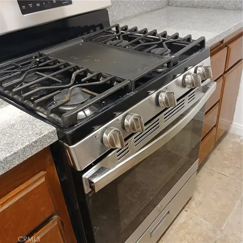 New gas stove.