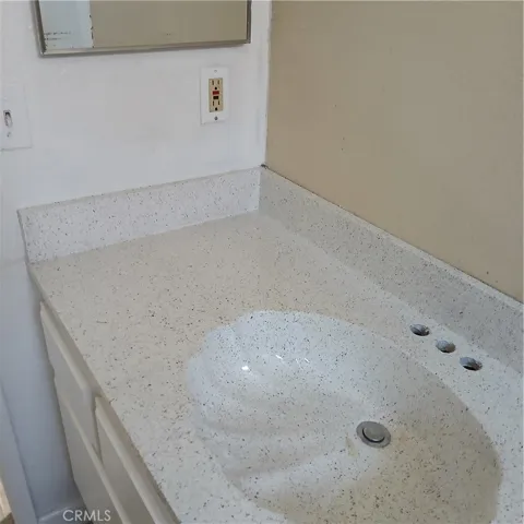 Primary bathroom sink re-glazed.