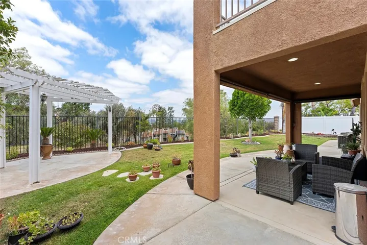 Covered patio