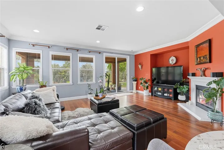 Family room leading to the covered patio