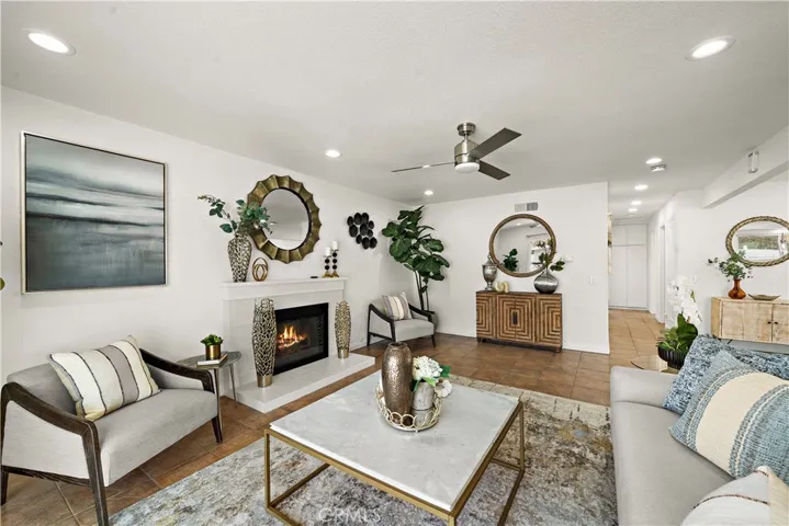 Custom fireplace with mantel in living room