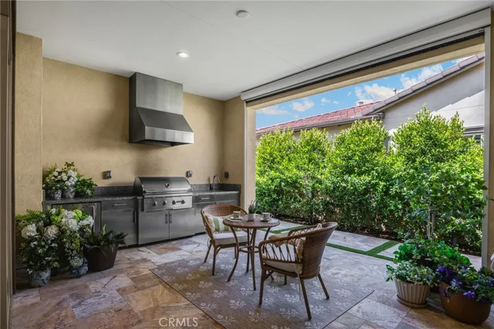 Custom Covered patio w/ built-in BBQ