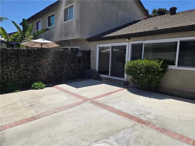 Patio with Planters