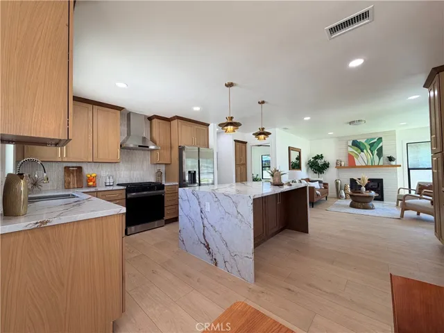 Open concept to formal living space.