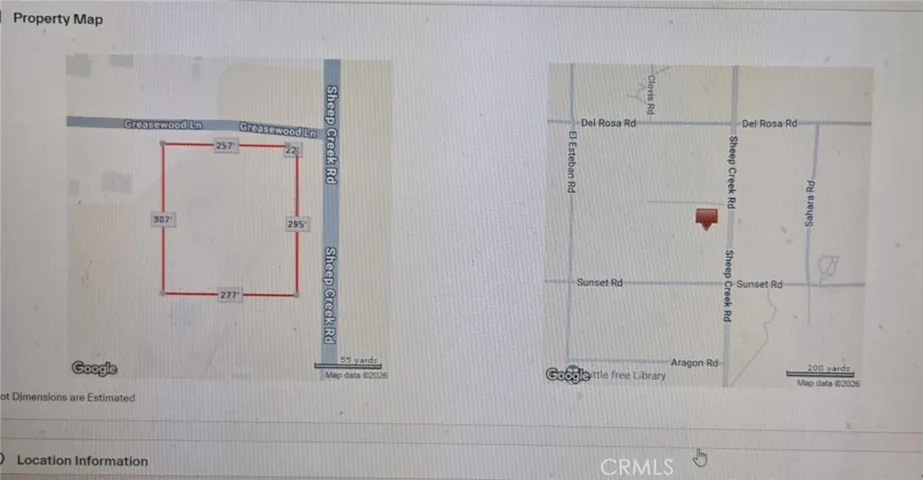 0 Sheep Creek Rd Lane, Phelan, California 91371