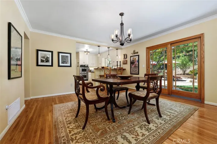 Dining Room opens to backyard