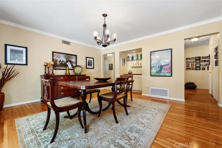 Dining Room with wetbar