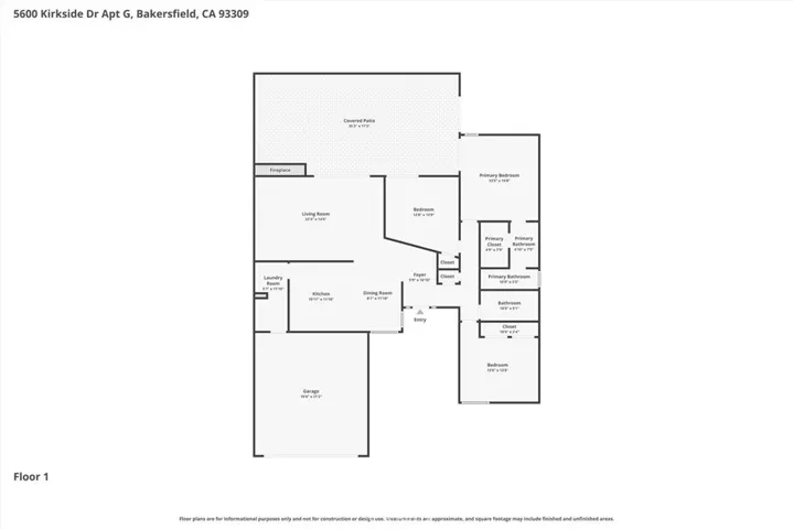 5600 Kirkside G, Bakersfield, California 93309