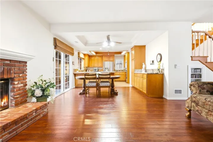 Living room, dining, kitchen