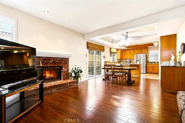 Living room, dining, kitchen