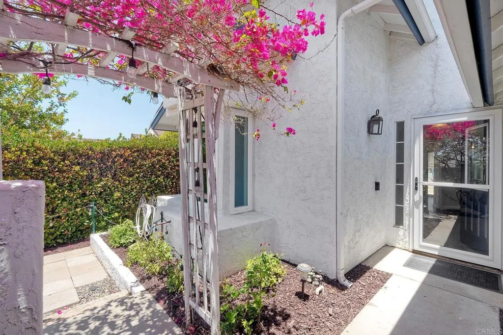 Entry Courtyard & Front Door