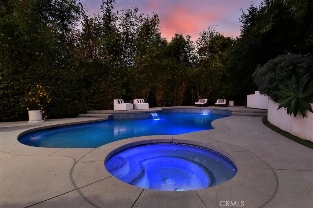 Pool and Spa at Twilight