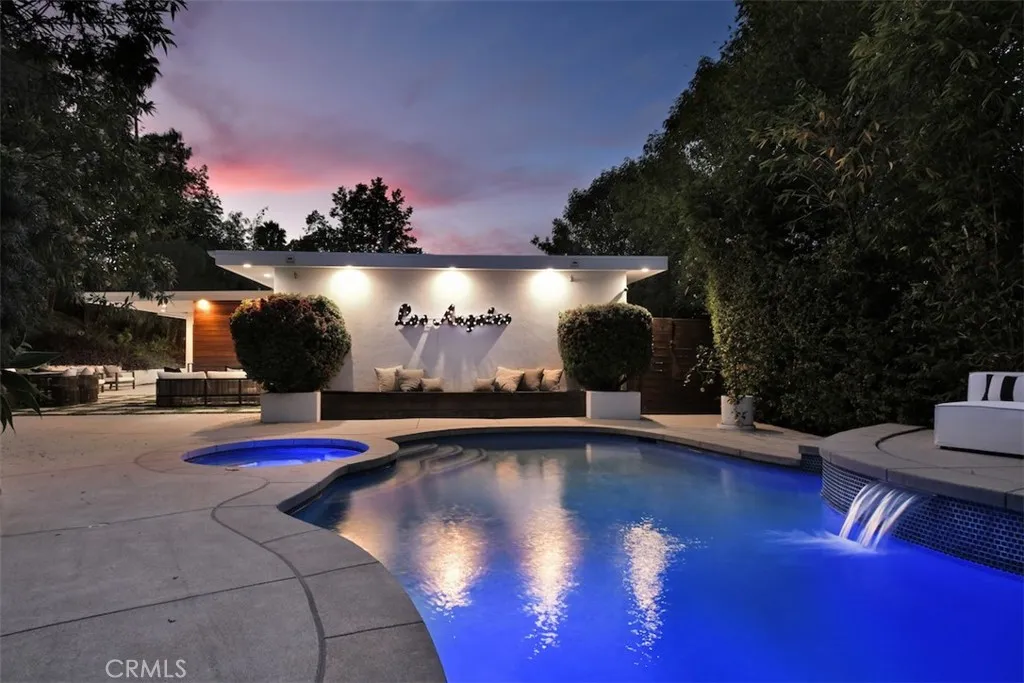 Pool and Spa at Twilight