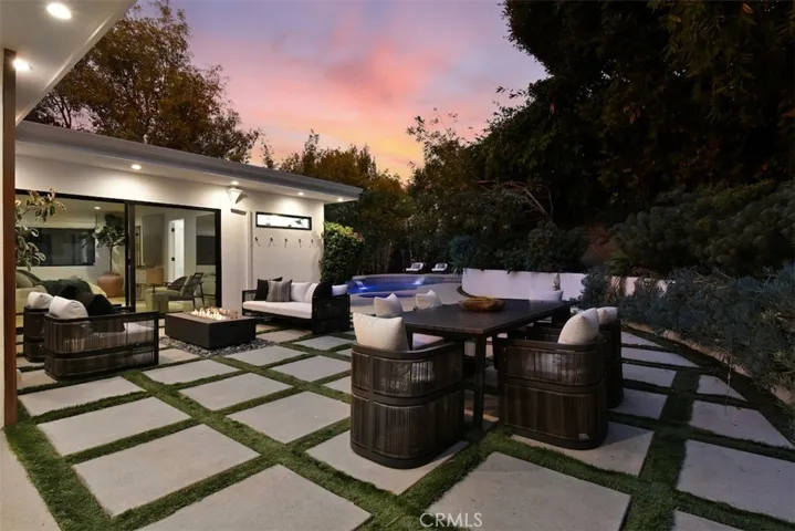 Backyard at Twilight