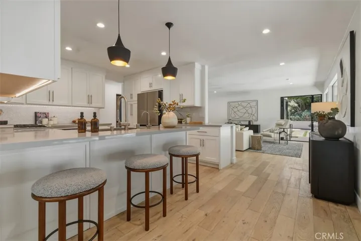 Kitchen with Countertop Seating
