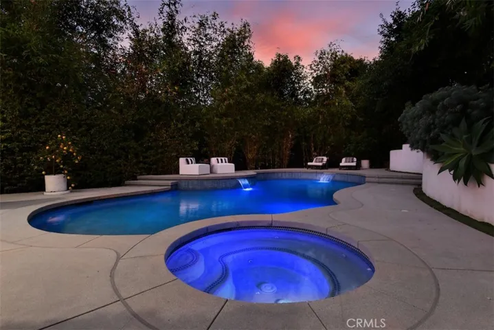 Pool and Spa at Twilight
