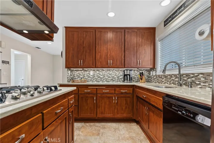 Kitchen was signed to maximize cupboard storage space!