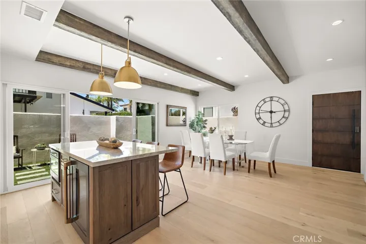 Enjoy a glass of wine in this room