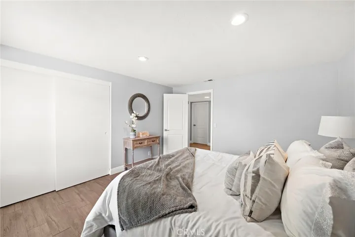 Fresh paint and recessed lighting