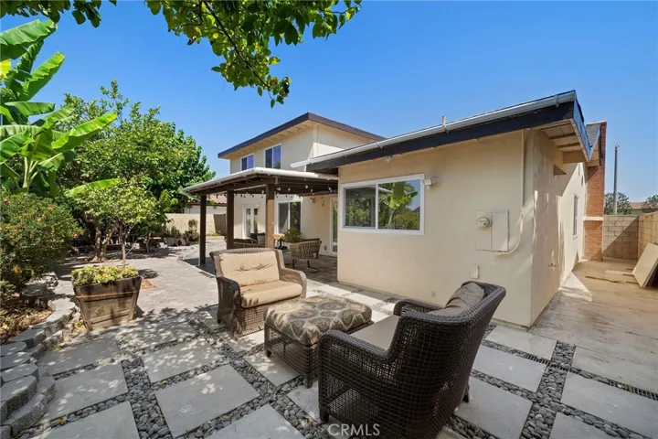 Large backyard providing ample space to entertain