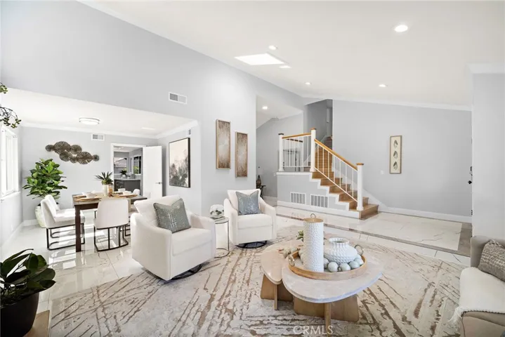 The flexible floor plan is ideal for multi-generational living, guests, or working from home.