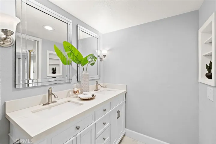 beautifully remodeled en-suite bathroom