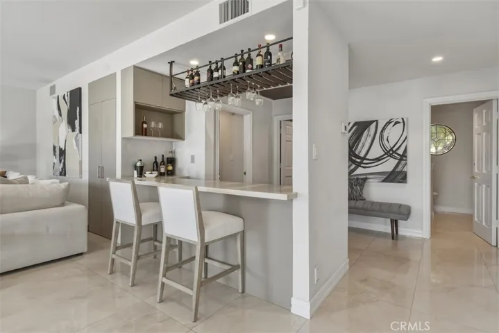 Bar in family room