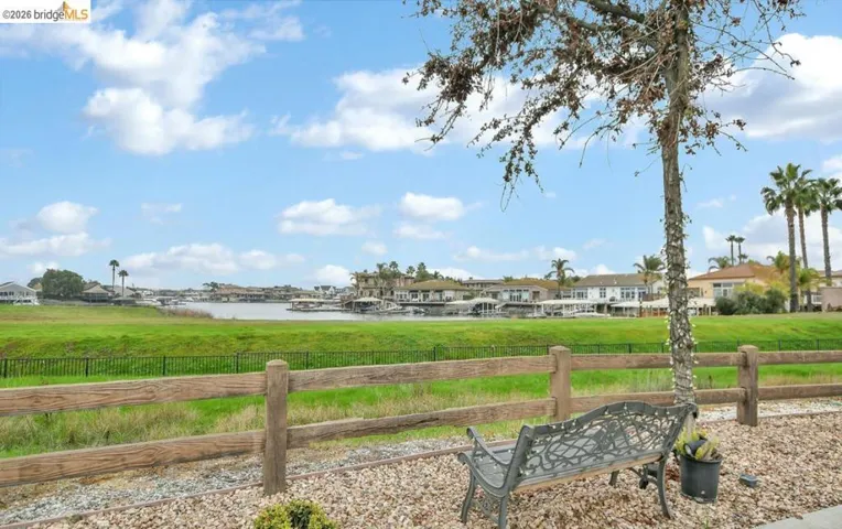 View of yard featuring a water view