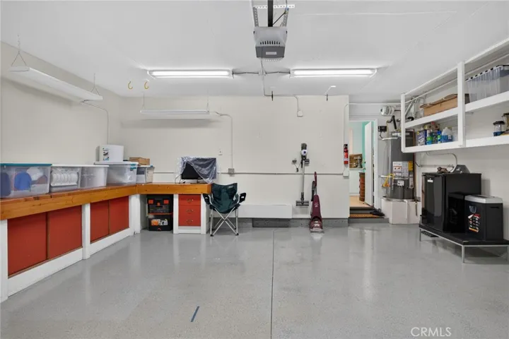 Garage Epoxy floors work station. EV charge available