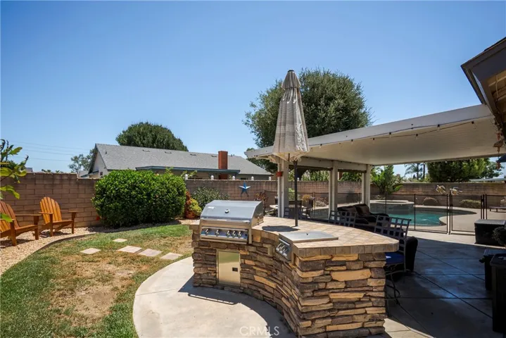 Built in BBQ