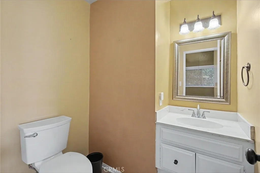 Bathroom by office area