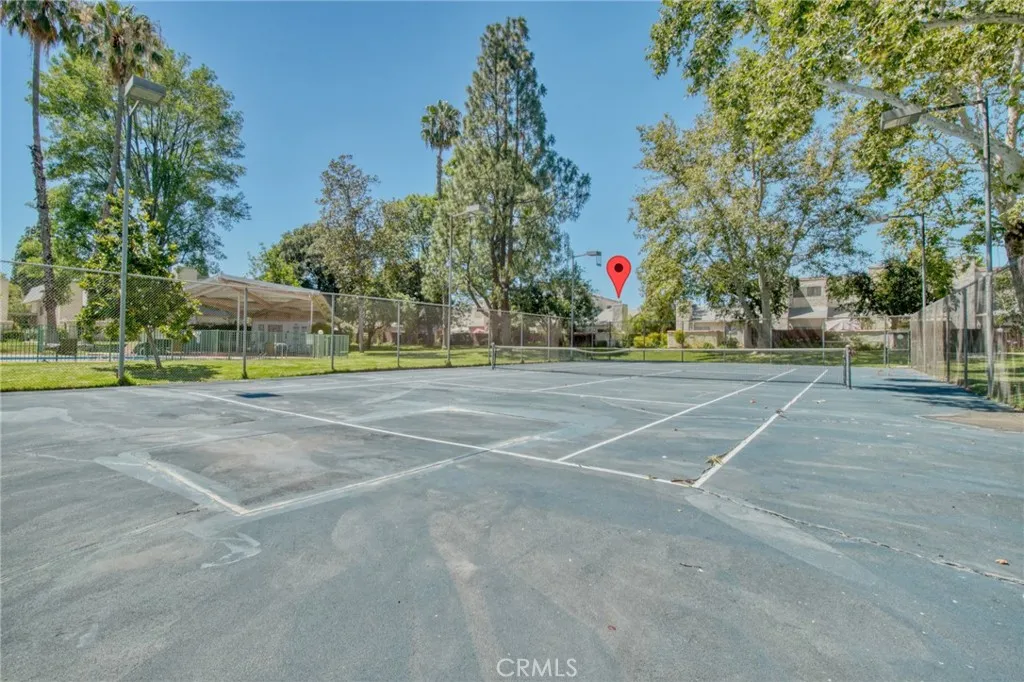Tennis Court to Marked Unit