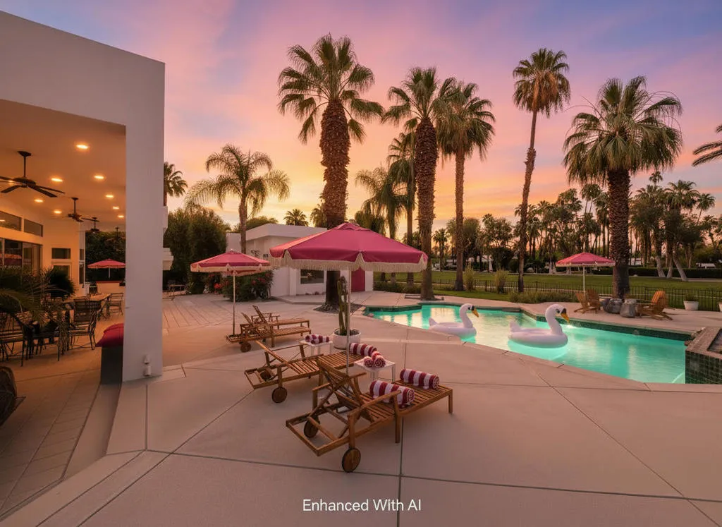 Luxurious Pool Area