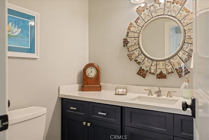 Downstairs half bath
