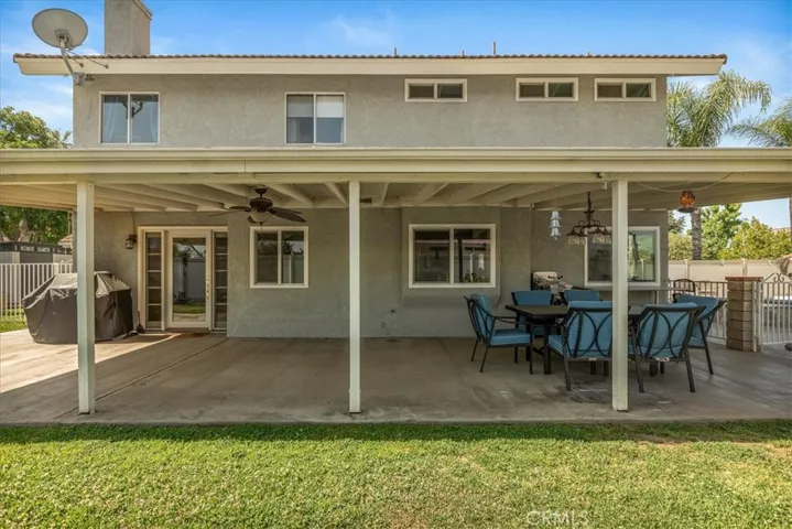 Back Patio on Rear