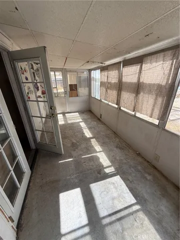 Enclosed patio