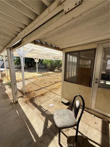 Enclosed patio